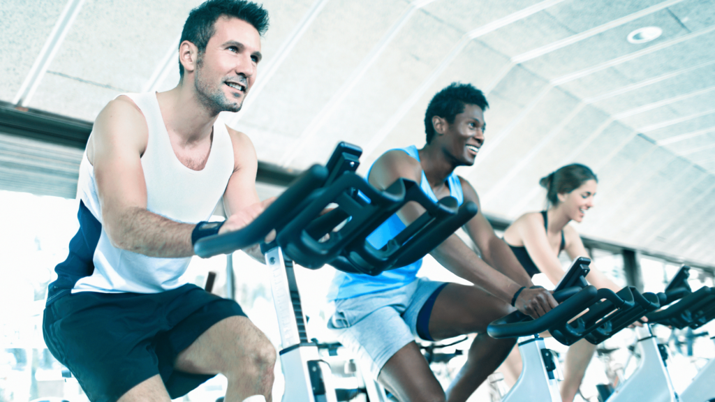 exercise bike sprints to lose stubborn body fat